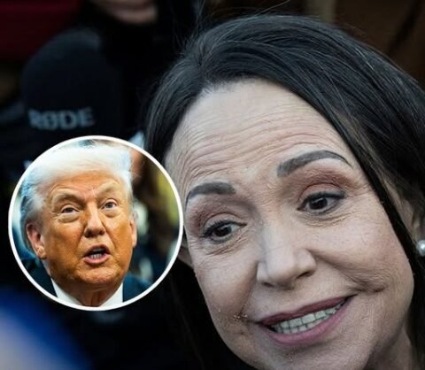 Venezuelan opposition leader gives her Nobel Peace Prize to Donald Trump at White House