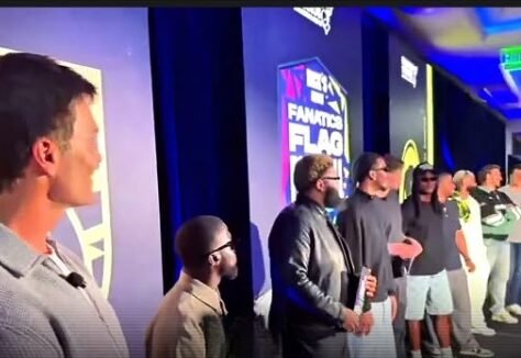 LOGAN VS TOM BRADY Logan Paul Pressed Tom Brady Before Flag Football Game And Got Clapped Back For Ducking Fights